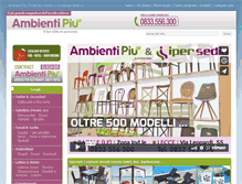 Tablet Screenshot of ambientipiu.it